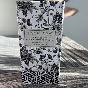 Sand + Fog Black and White Linen Spray